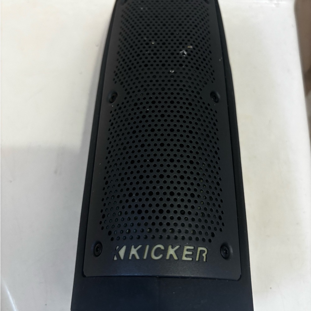 Kicker Black Portable Speaker